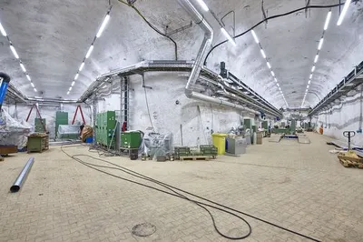 Blick in den Werkstattbereich im Bergwerk Konrad