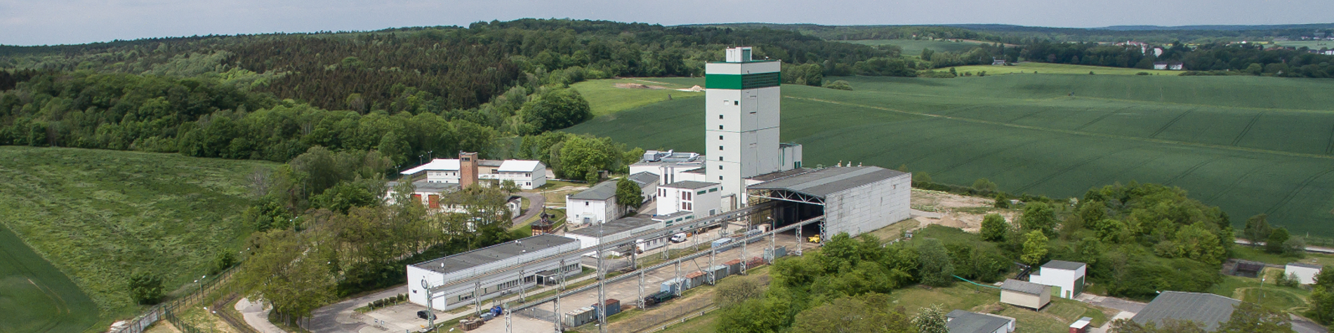 Aerial view of the Morsleben repository