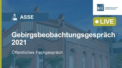 Titelbild der Aufzeichnung des Gebirgsbeobachtungsgesprächs 2021. Link zur Aufzeichnung auf Youtube (externer Link)